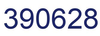 Number 390628 blue image