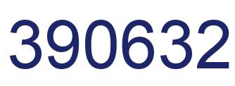 Number 390632 blue image