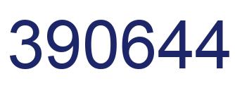 Number 390644 blue image