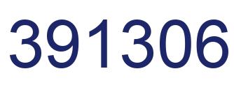 Number 391306 blue image