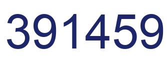 Número 391459 imagen azul