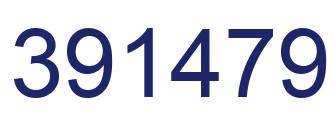 Number 391479 blue image