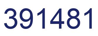 Número 391481 imagen azul