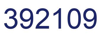 Número 392109 imagen azul