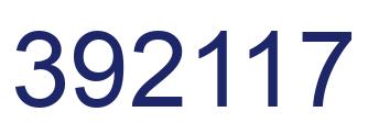 Número 392117 imagen azul