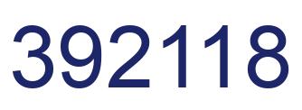 Número 392118 imagen azul
