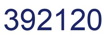 Número 392120 imagen azul