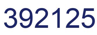 Número 392125 imagen azul