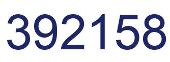Número 392158 imagen azul