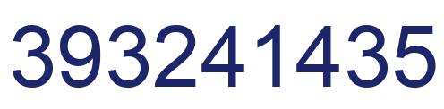 Number 393241435 blue image