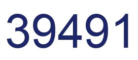 Número 39491 imagen azul