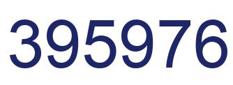 Number 395976 blue image