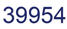 Número 39954 imagen azul