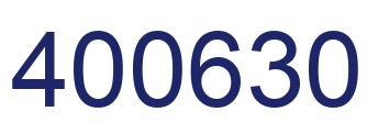 Number 400630 blue image