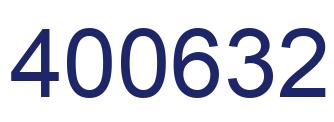 Number 400632 blue image