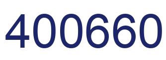 Número 400660 imagen azul