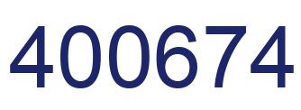 Número 400674 imagen azul