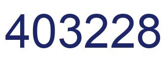 Number 403228 blue image