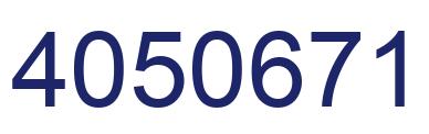 Número 4050671 imagen azul