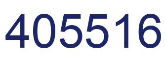 Number 405516 blue image