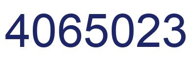 Número 4065023 imagen azul