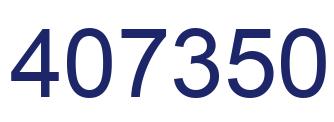Number 407350 blue image