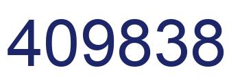 Number 409838 blue image