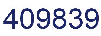 Number 409839 blue image