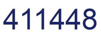 Número 411448 imagen azul