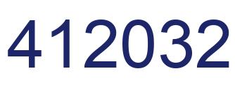 Número 412032 imagen azul