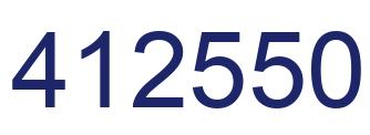 Número 412550 imagen azul