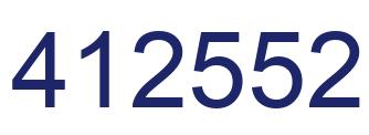 Número 412552 imagen azul