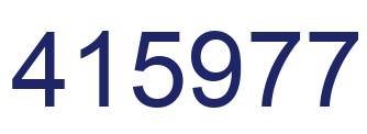 Número 415977 imagen azul