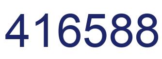 Número 416588 imagen azul