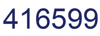 Número 416599 imagen azul