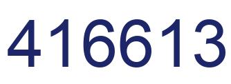 Número 416613 imagen azul