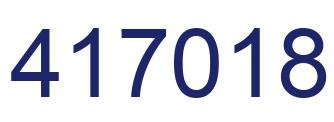 Número 417018 imagen azul