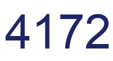 Número 4172 imagen azul