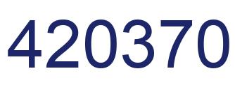 Número 420370 imagen azul