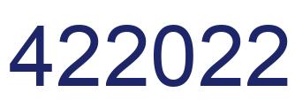 Number 422022 blue image