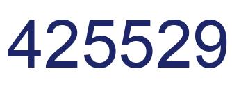 Número 425529 imagen azul