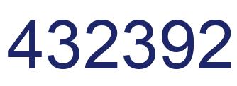 Número 432392 imagen azul