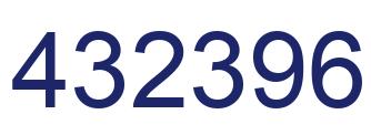 Número 432396 imagen azul