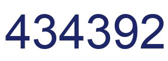 Número 434392 imagen azul