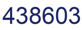 Número 438603 imagen azul