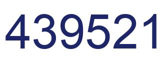 Número 439521 imagen azul