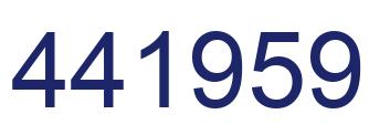 Número 441959 imagen azul