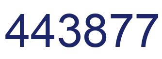 Número 443877 imagen azul
