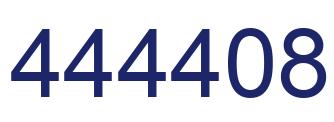 Number 444408 blue image