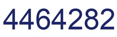 Number 4464282 blue image